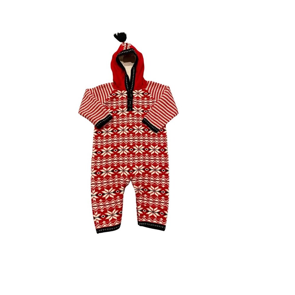 Hanna Andersson Baby BoySweater Romper - Size 70cm/6-12 months - Excellent!